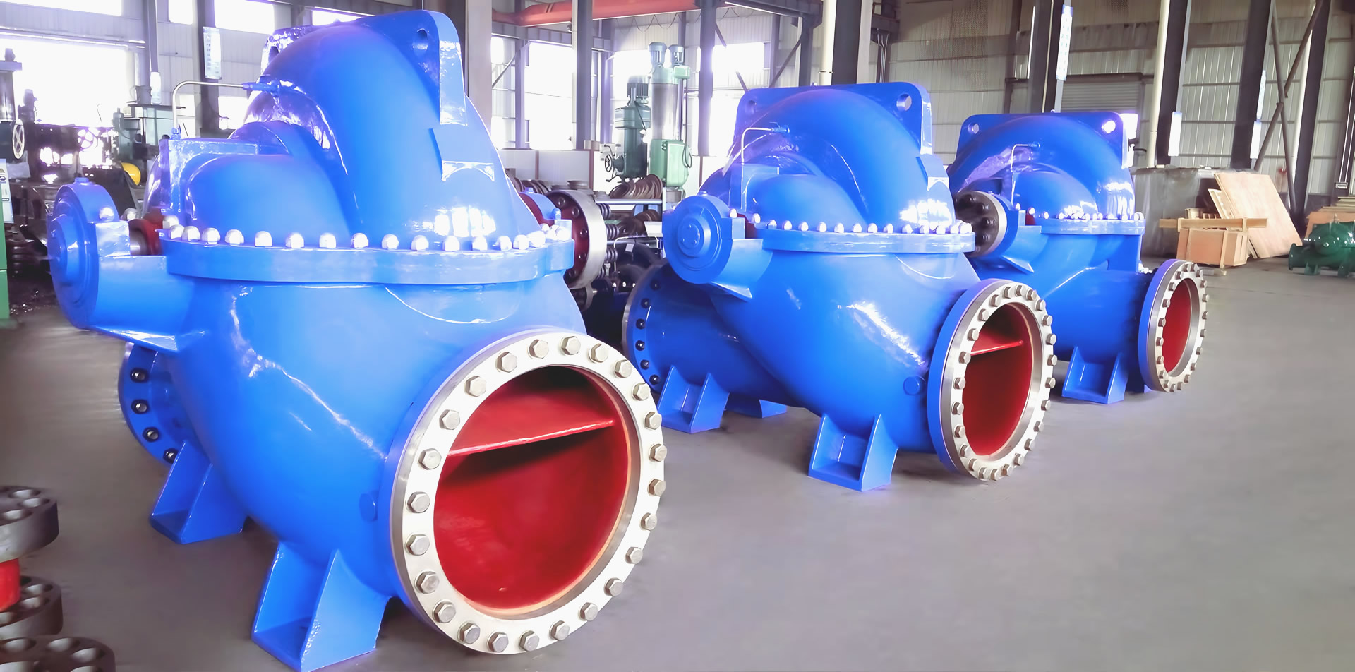 单级双吸中开式离心泵