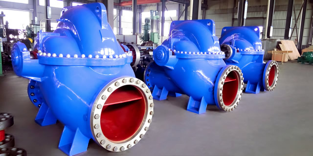 单级双吸中开式离心泵